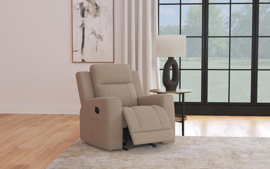 Brentwood Recliner in Taupe - Coaster Furniture