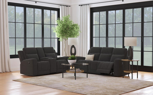 Brentwood Reclining 2-Piece Set in Taupe - Coaster Furniture
