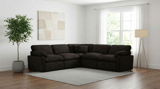 Collins Modular Power Sectional in Chocolate Brown - Coaster Furniture