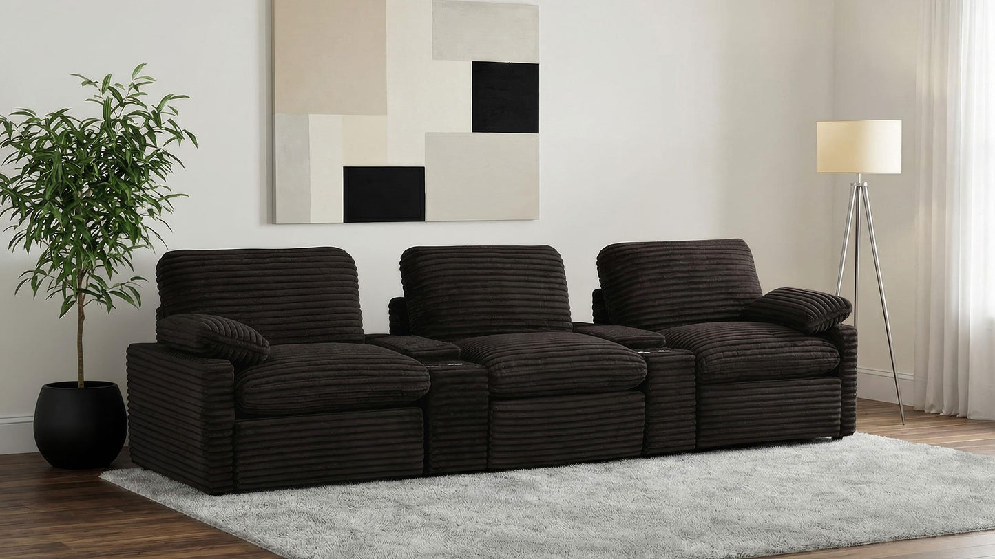 Collins Pwr Theatre 5-Piece Set - Chocolate Brown