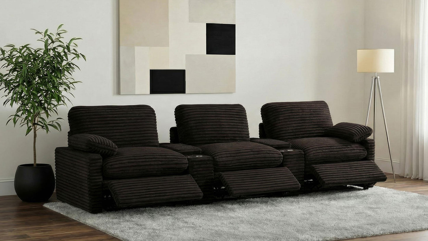 Collins Pwr Theatre 5-Piece Set - Chocolate Brown
