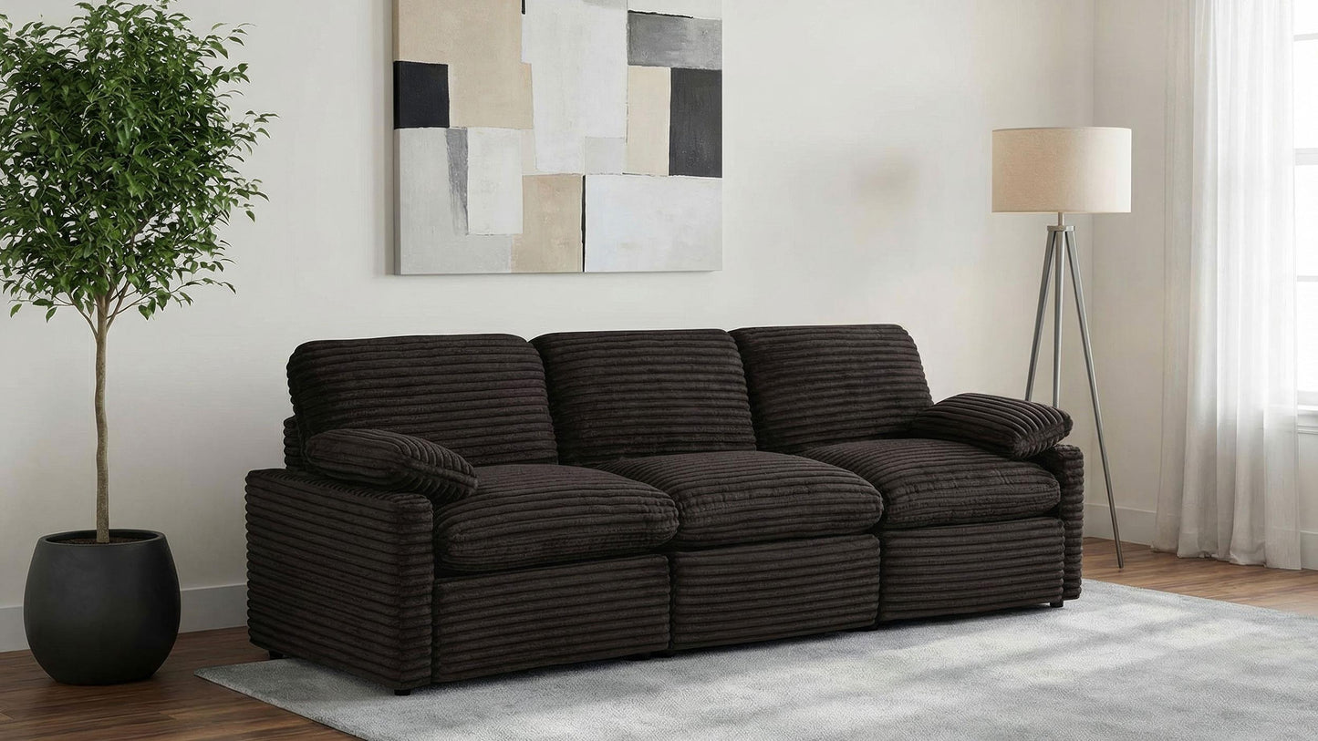 Collins Power Reclining Sofa - Chocolate Brown