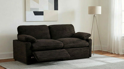 Collins Power Loveseat - Chocolate Brown