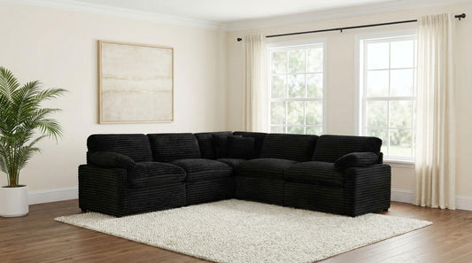 Collins Modular Power Sectional in Black - Coaster Furniture