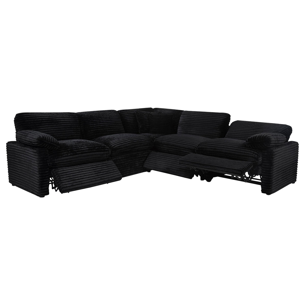 Collins Modular Power Sectional in Black - Coaster Furniture