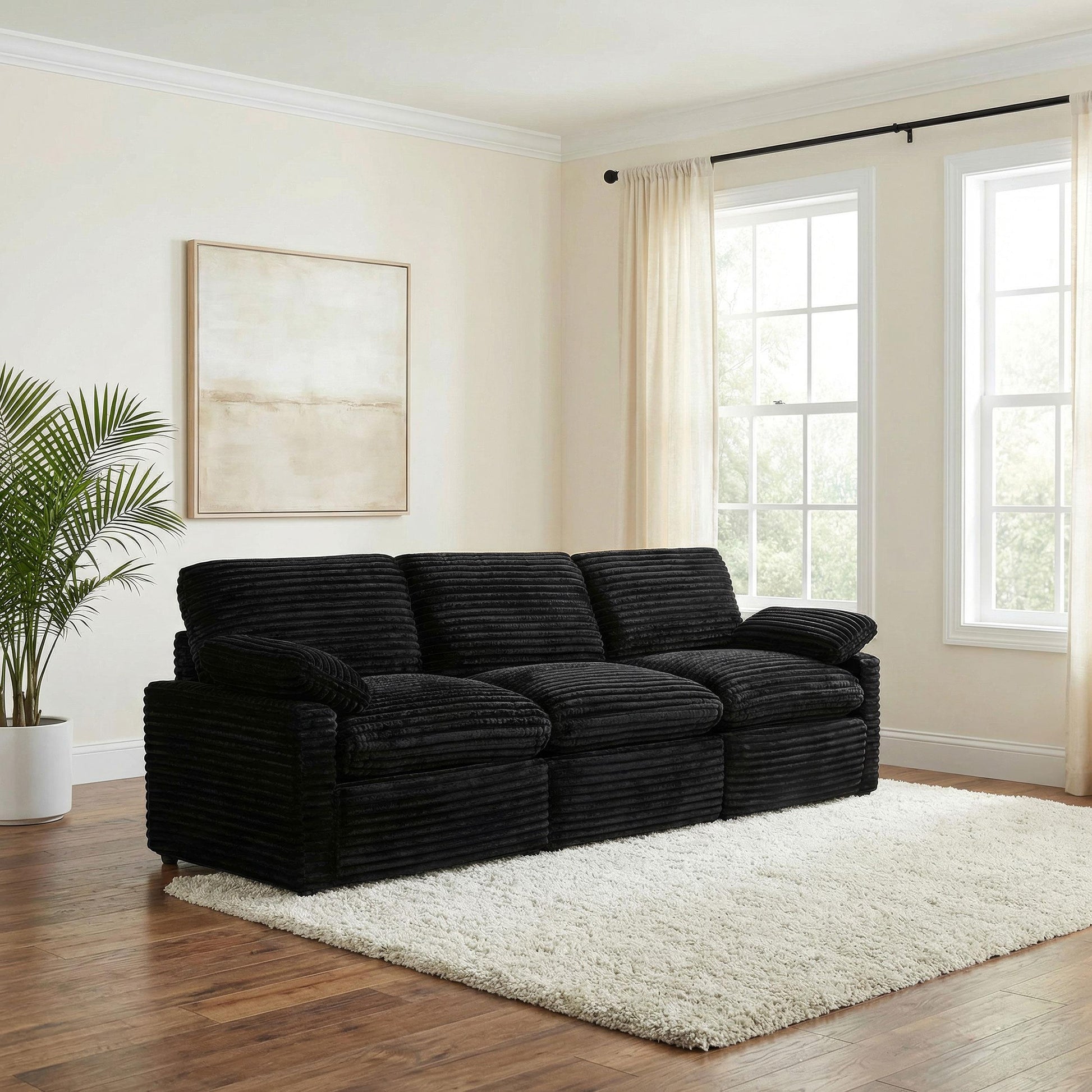 Collins Power Reclining Sofa - Black