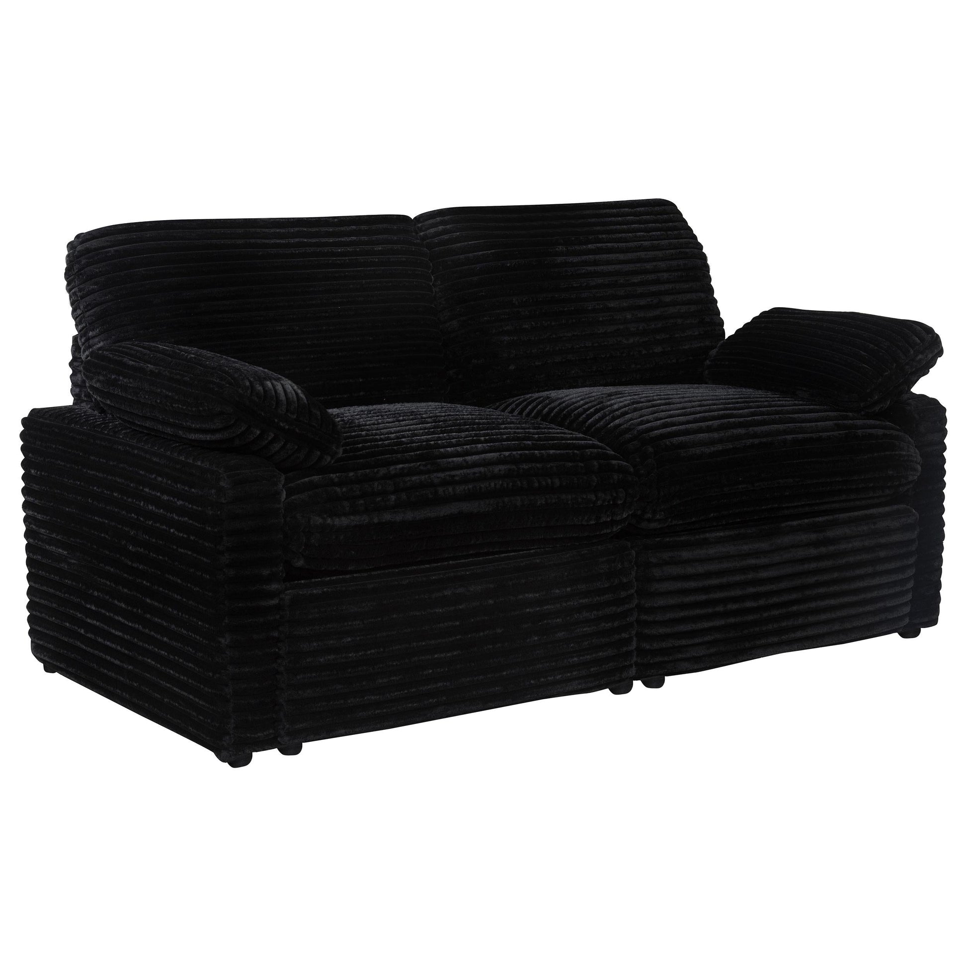 Collins Power Loveseat - Black