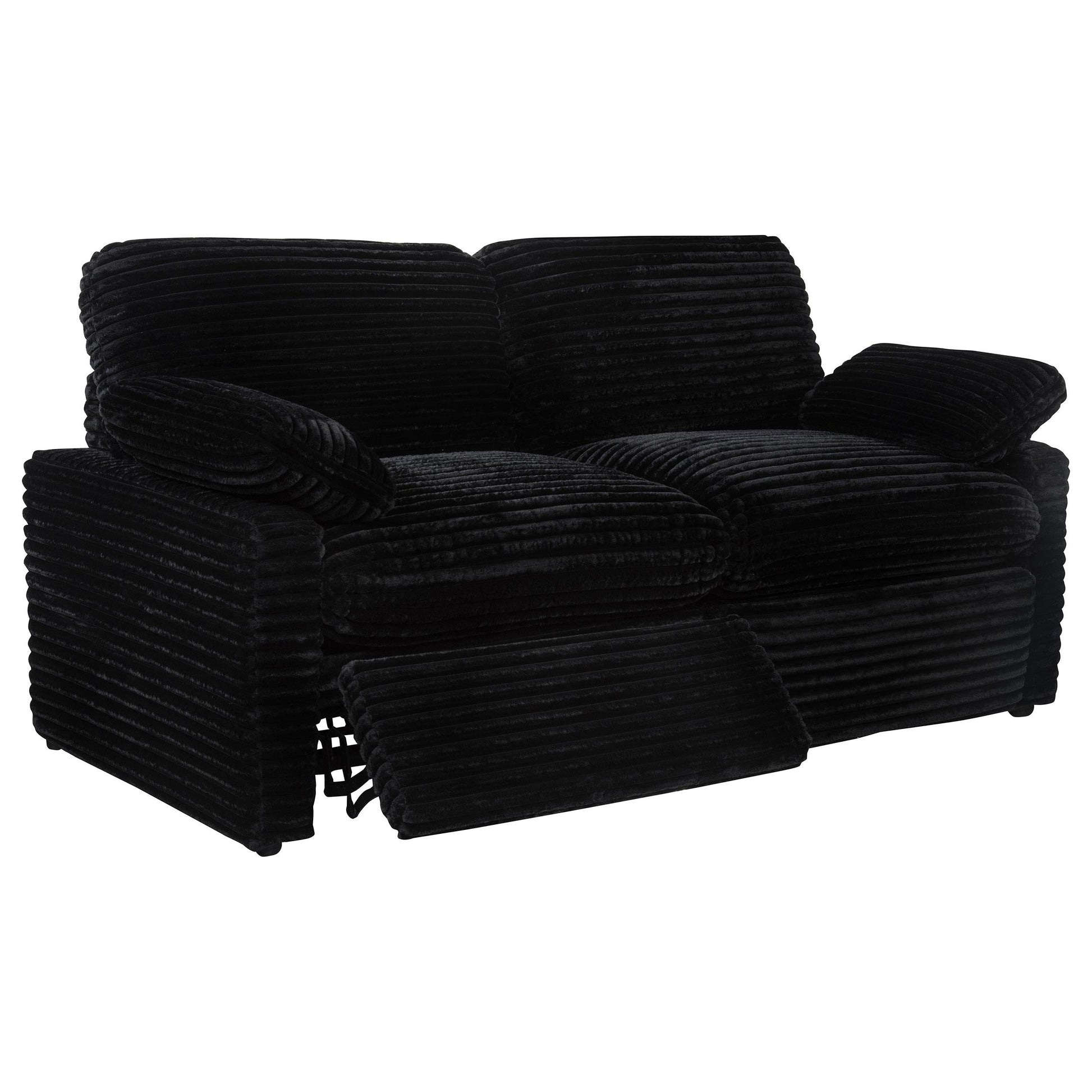 Collins Power Loveseat - Black