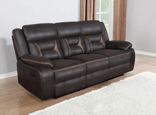 Greer Motion Sofa in Taupe - Coaster Furniture