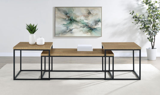 Straden Coffee Table Set in Mango - Coaster Furniture