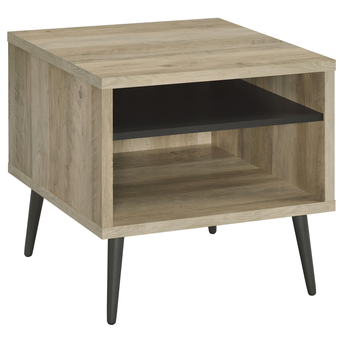 Welsh End Table in Distressed Pine - Coaster Furniture