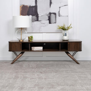 Valna Tv Stand in Walnut - Coaster Furniture