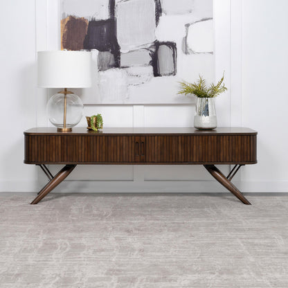 Valna Tv Stand in Walnut - Coaster Furniture