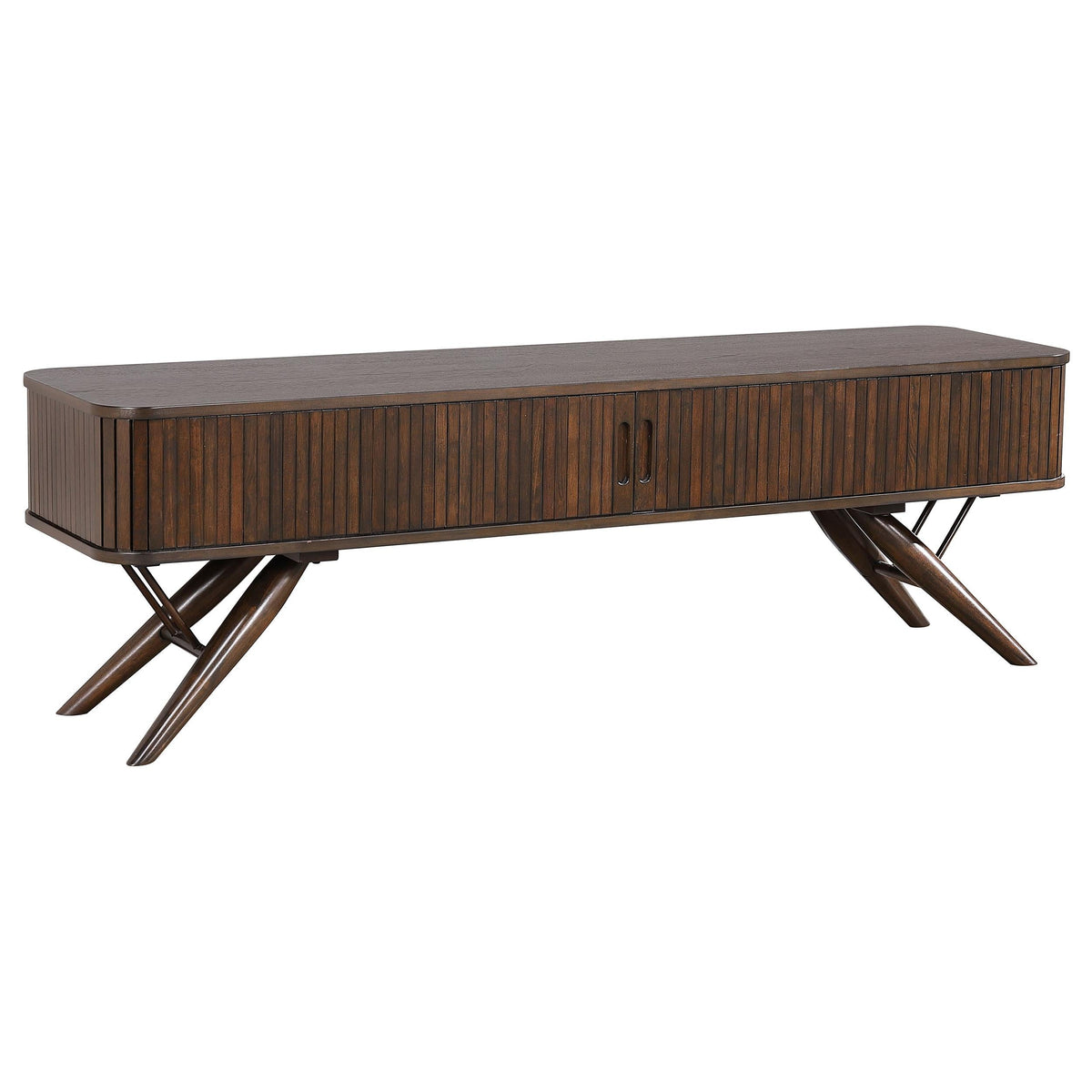 Valna Tv Stand in Walnut - Coaster Furniture