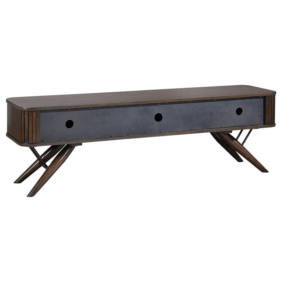 Valna Tv Stand in Walnut - Coaster Furniture