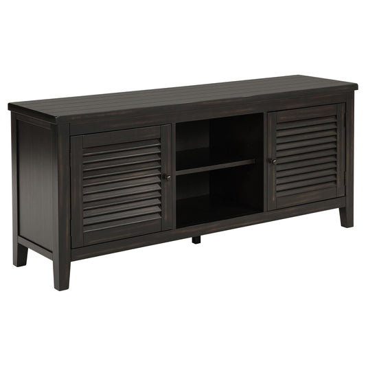 Concord Tv Stand in Distressed Java - Coaster Furniture