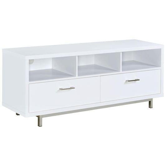 Casey Tv Stand in White - Coaster Furniture