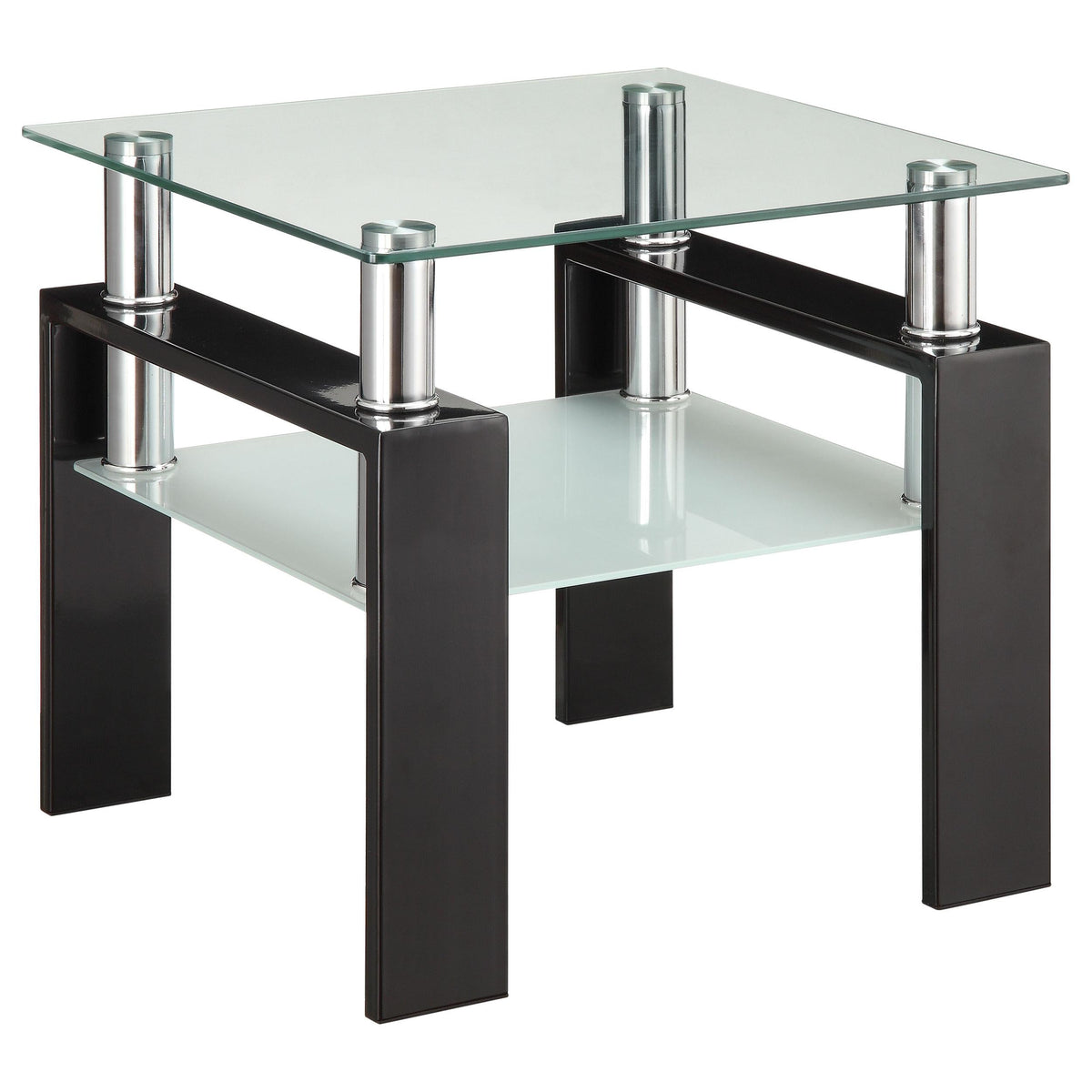 Dyer End Table in Black - Coaster Furniture