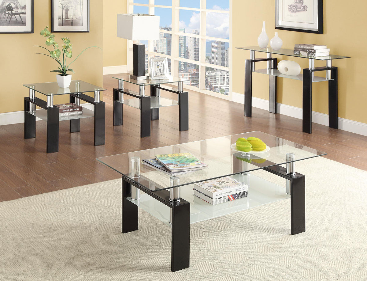 Dyer End Table in Black - Coaster Furniture