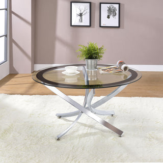 Brooke Coffee Table - Chrome
