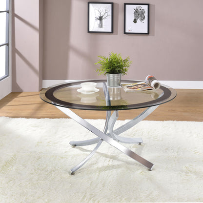 Brooke Coffee Table - Chrome