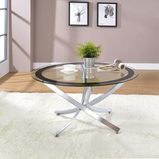 Brooke Coffee Table - Chrome