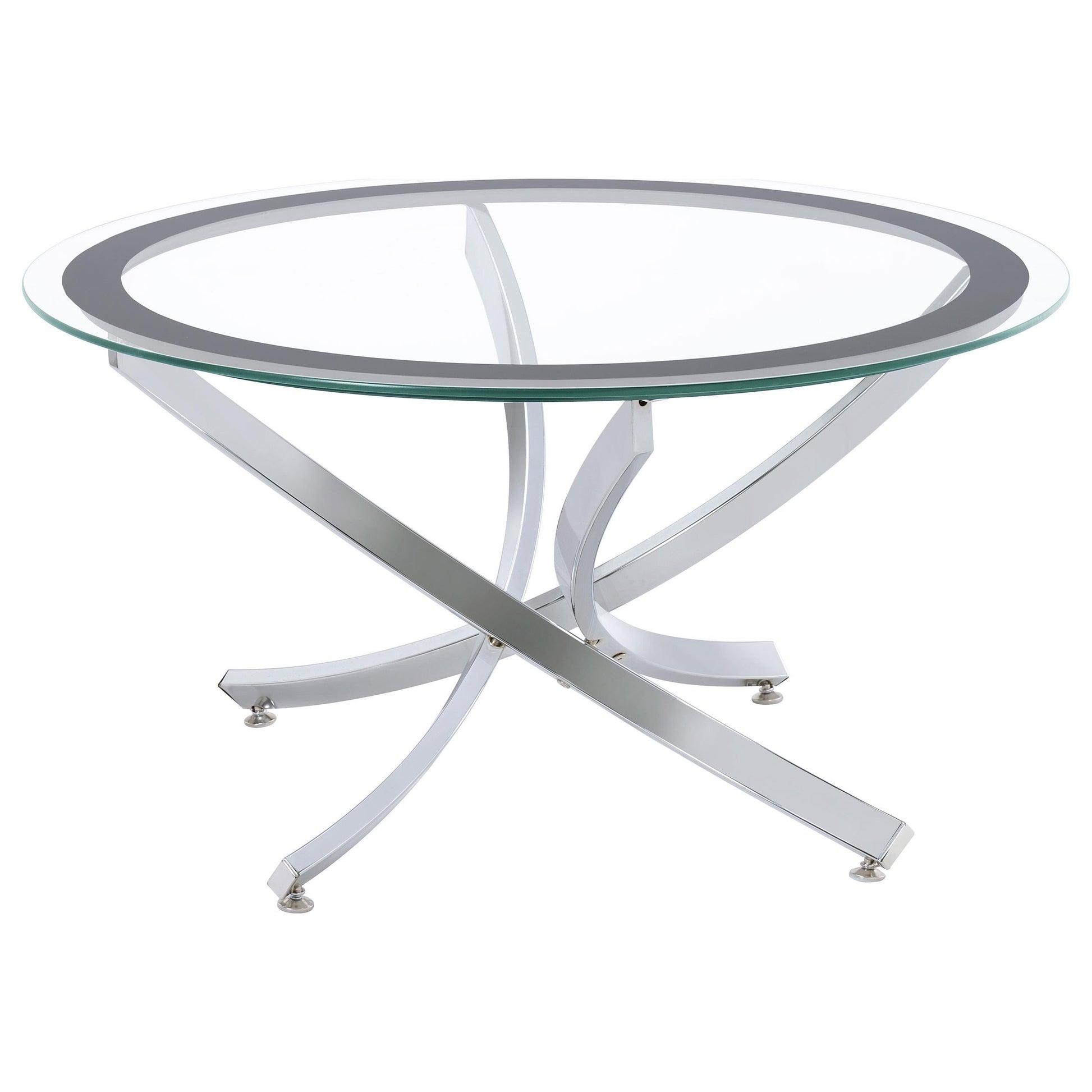 Brooke Coffee Table - Chrome