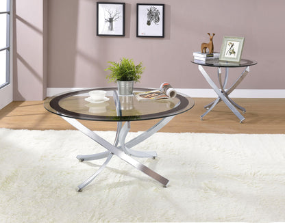 Brooke Coffee Table - Chrome