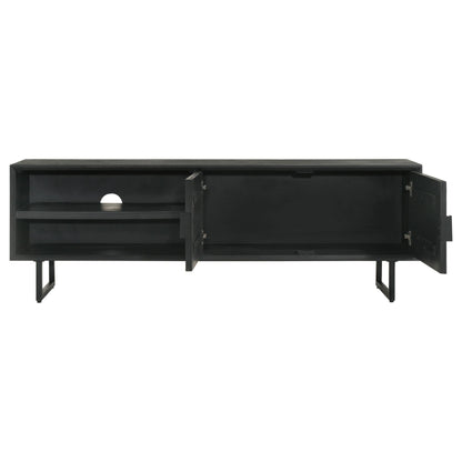 Marsden Tv Stand in Charcoal Black - Coaster Furniture