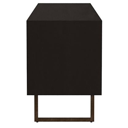 Marsden Tv Stand in Charcoal Black - Coaster Furniture