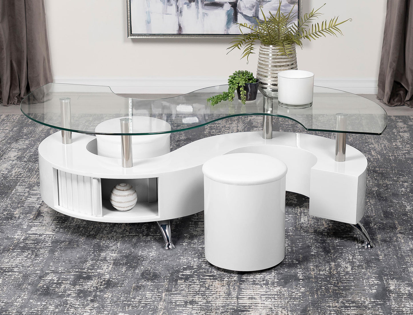 Buckley Coffee Table - White High Gloss