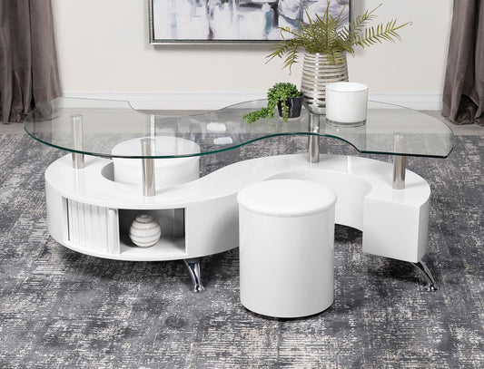 Buckley Coffee Table - White High Gloss