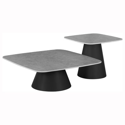 Eason Coffee Table Set - Concrete