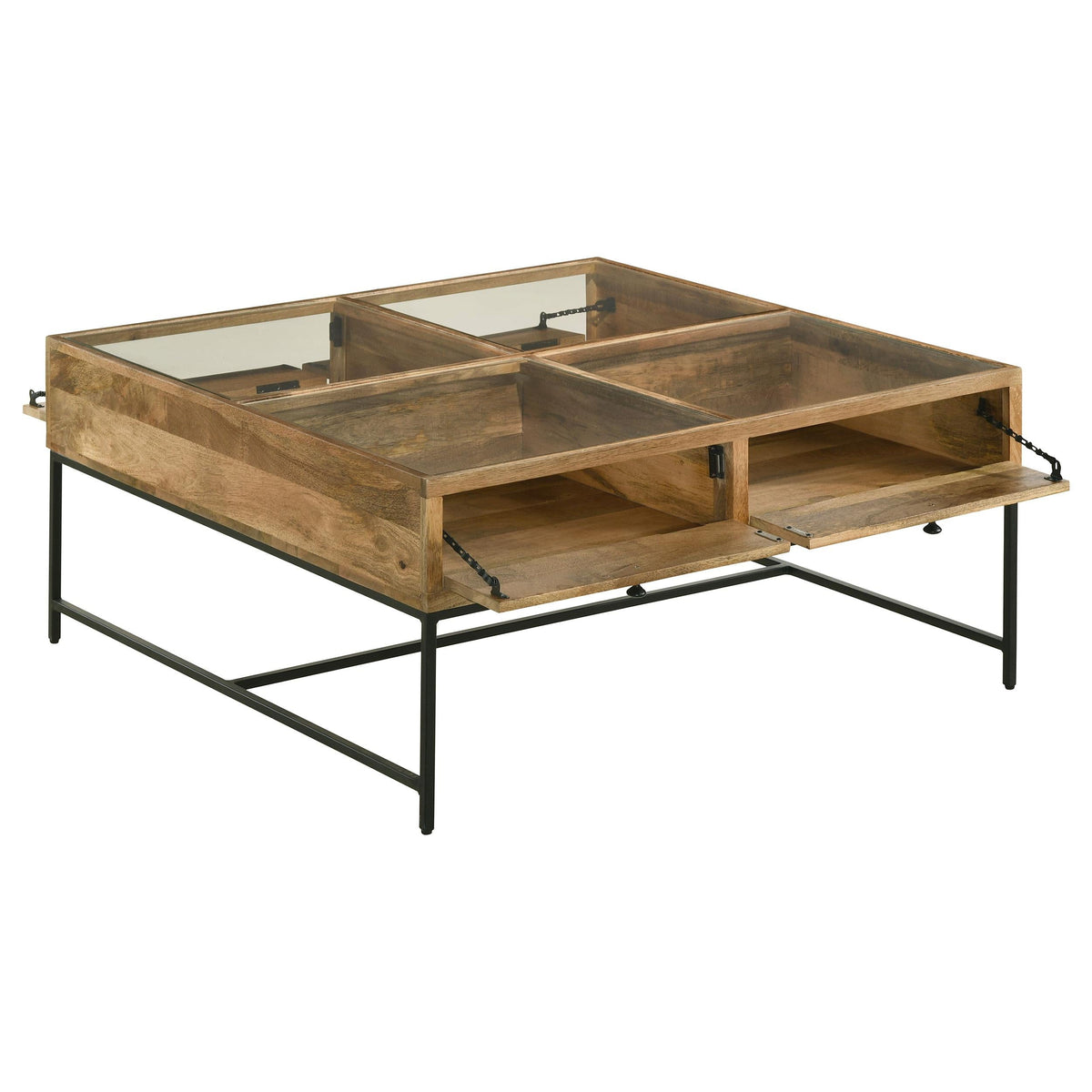 Stephie Coffee Table in Honey Brown - Coaster Furniture