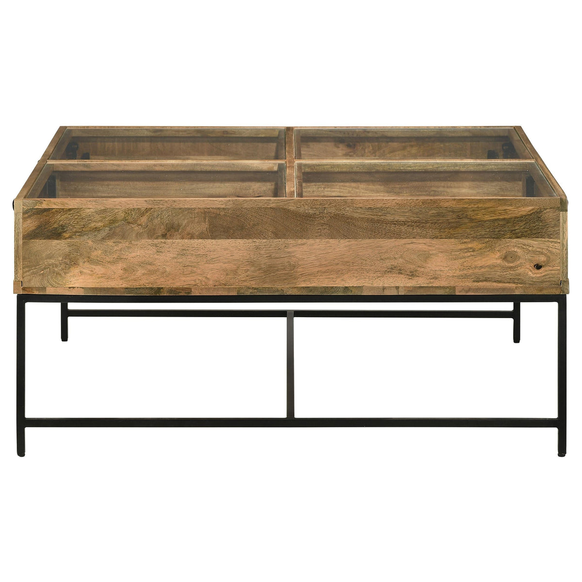 Stephie Coffee Table in Honey Brown - Coaster Furniture