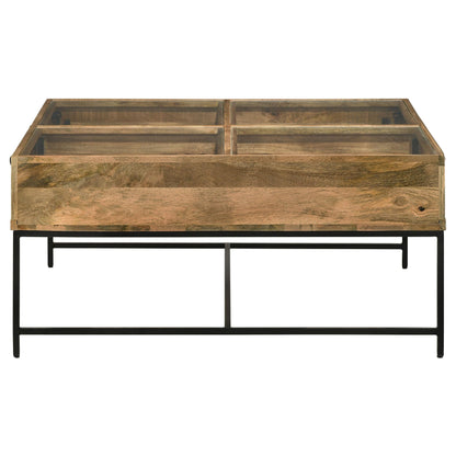 Stephie Coffee Table in Honey Brown - Coaster Furniture