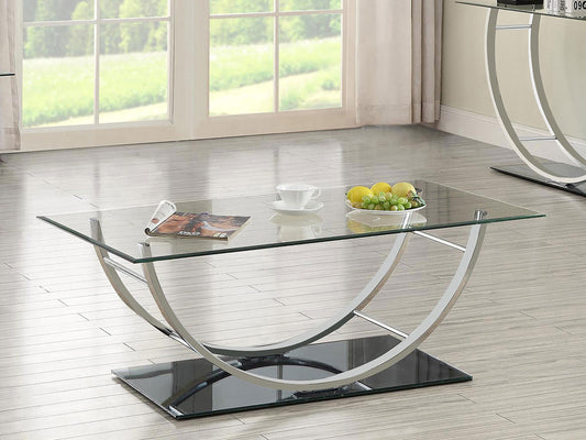 Danville Coffee Table in Chrome - Coaster Furniture