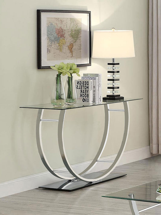 Danville Console Table in Chrome - Coaster Furniture