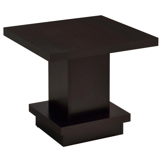 Reston End Table in Cappuccino - Coaster Furniture
