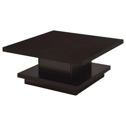 Reston Coffee Table 3-Piece Set in Cappuccino - Coaster Furniture
