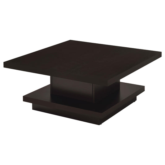 Reston Coffee Table in Cappuccino - Coaster Furniture