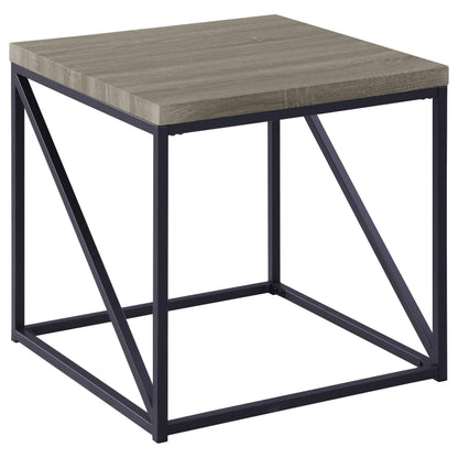 Birdie End Table in Sonoma Grey - Coaster Furniture