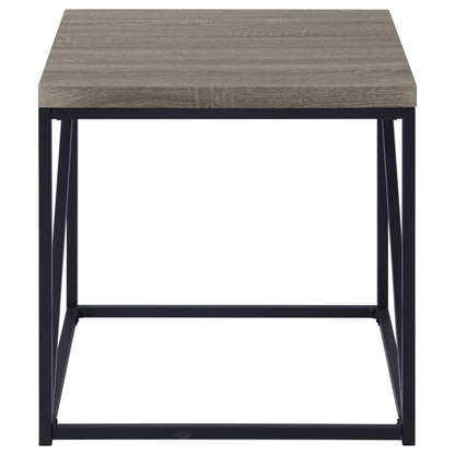 Birdie End Table in Sonoma Grey - Coaster Furniture