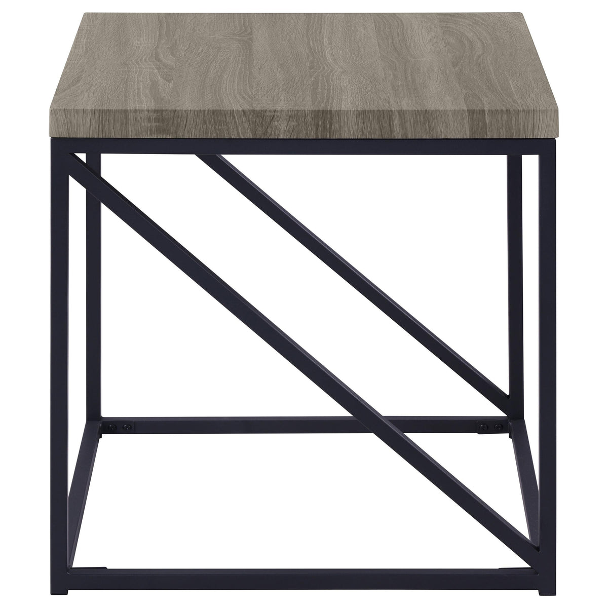 Birdie End Table in Sonoma Grey - Coaster Furniture