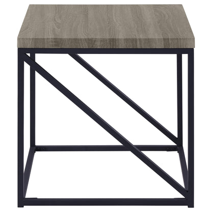 Birdie End Table in Sonoma Grey - Coaster Furniture