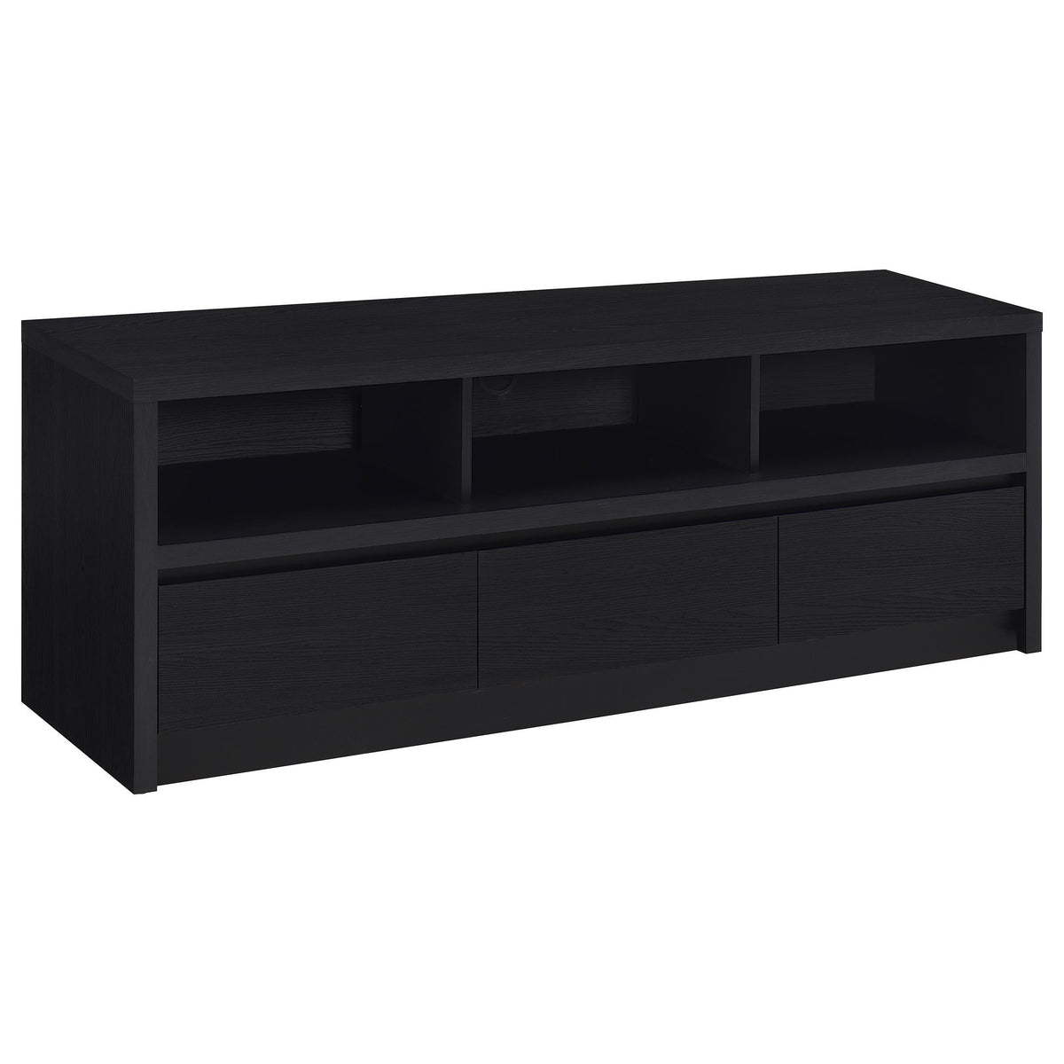 Rutland Tv Stand in Black - Coaster Furniture