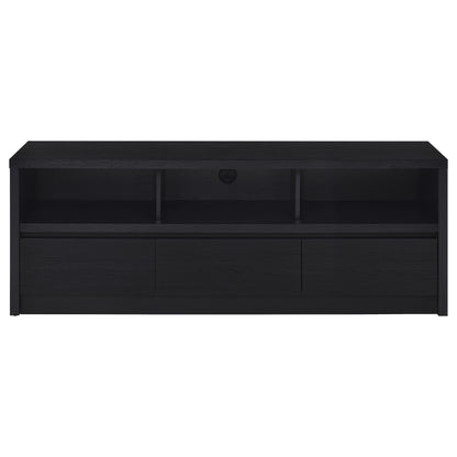 Rutland Tv Stand in Black - Coaster Furniture