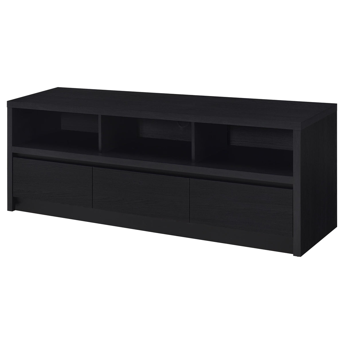 Rutland Tv Stand in Black - Coaster Furniture