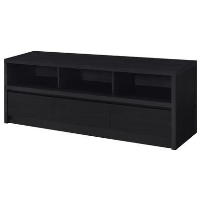 Rutland Tv Stand in Black - Coaster Furniture