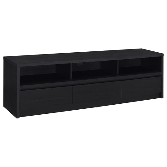 Rutland Tv Stand in Black - Coaster Furniture